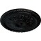 Ekena Millwork Richmond Ceiling Medallion (Fits Canopies up to 2 5/8"), Hand-Painted Black Pearl, 18"OD x 1 3/8"P CM18RIBPS - alternate 3